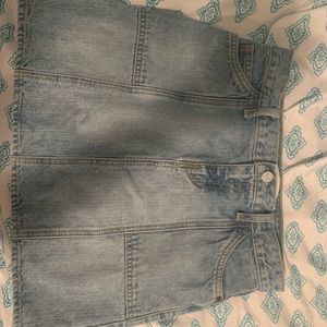 jean skirt